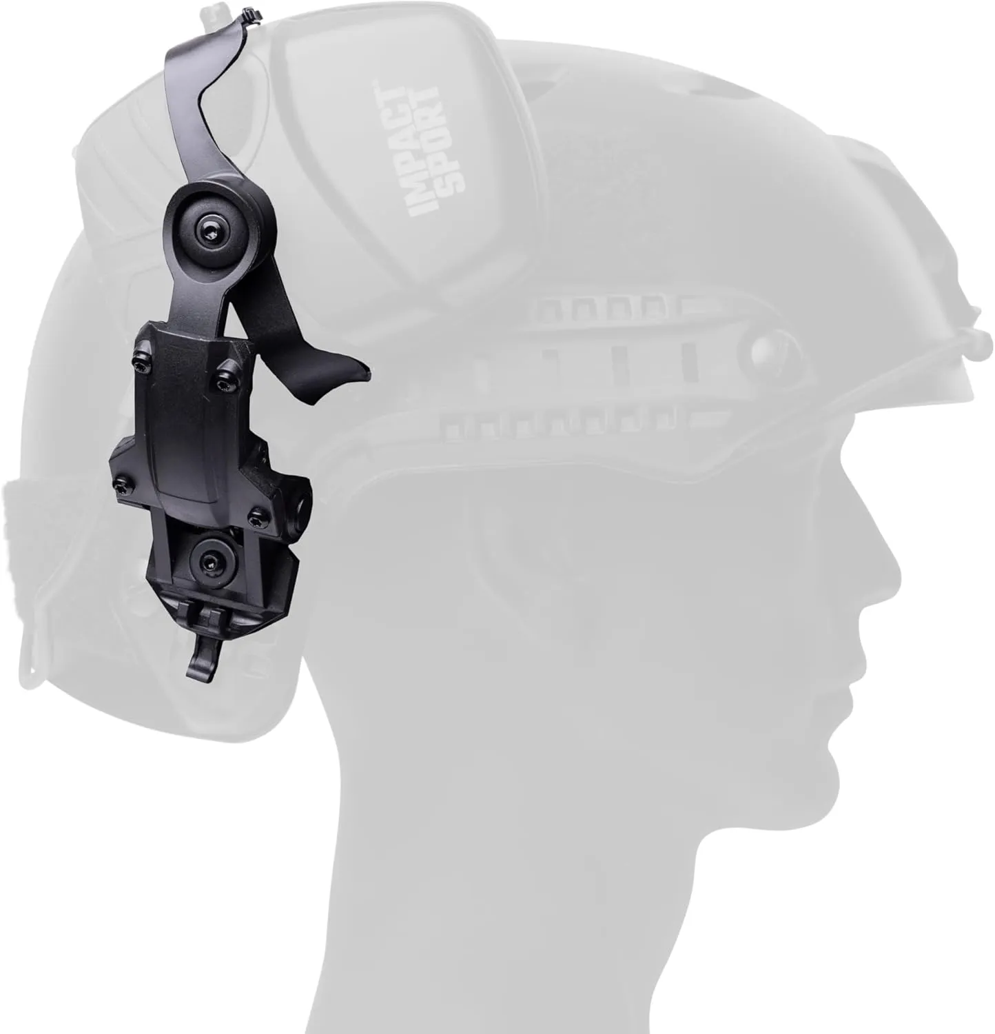 Tigrett ARC Rail Adapter for Helmets - Compatible with Ops-Core, FAST, ACH, MICH, AMP Arms, Howard Leight Earmuffs