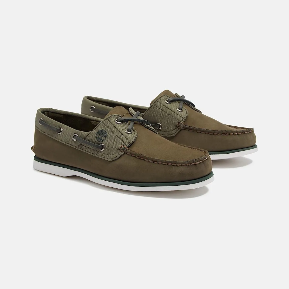 Timberland Classic Boat Shoe Dark Green Nubuck M