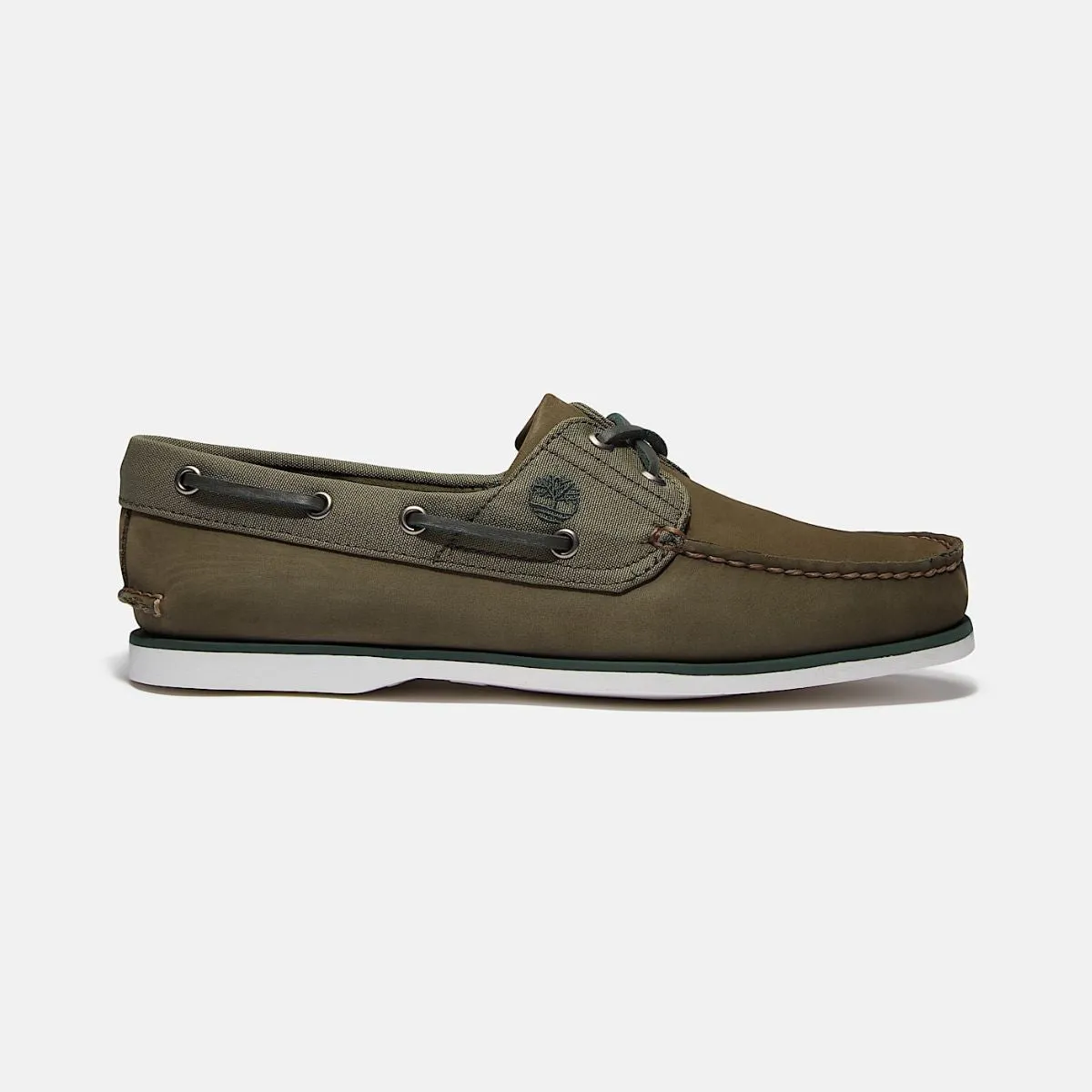 Timberland Classic Boat Shoe Dark Green Nubuck M