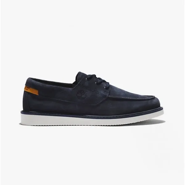 Timberland Newmarket II Mens Suede Boat Shoes Navy