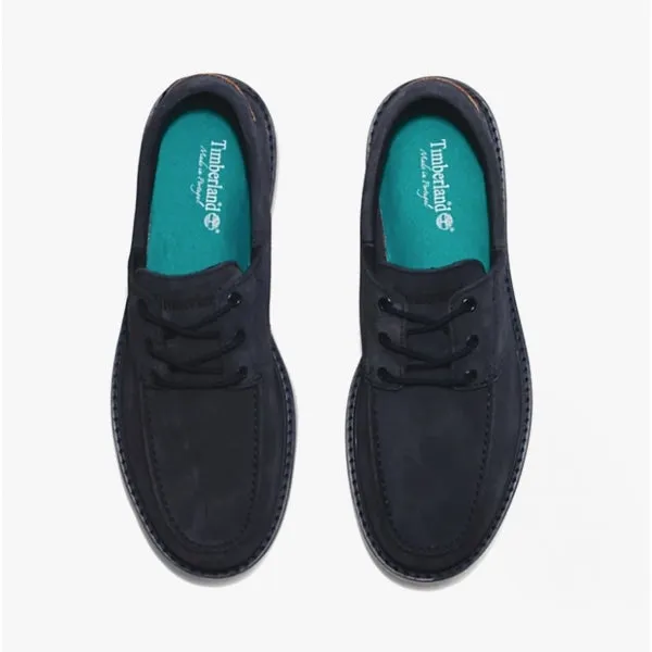 Timberland Newmarket II Mens Suede Boat Shoes Navy