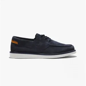 Timberland Newmarket II Mens Suede Boat Shoes Navy