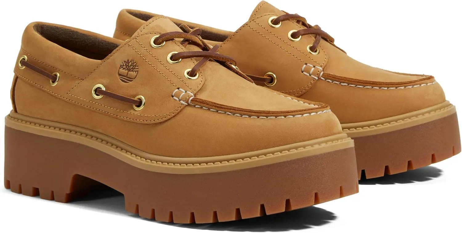 Timberland Women's Stone Street Platform Boat Shoe