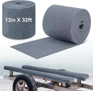 Timgle Boat Trailer Bunk Carpet Polyester Marine Grade Carpet for Trailer Bunks Boards Boat Guides Accessories Parts Replacement Padding for Outdoor
