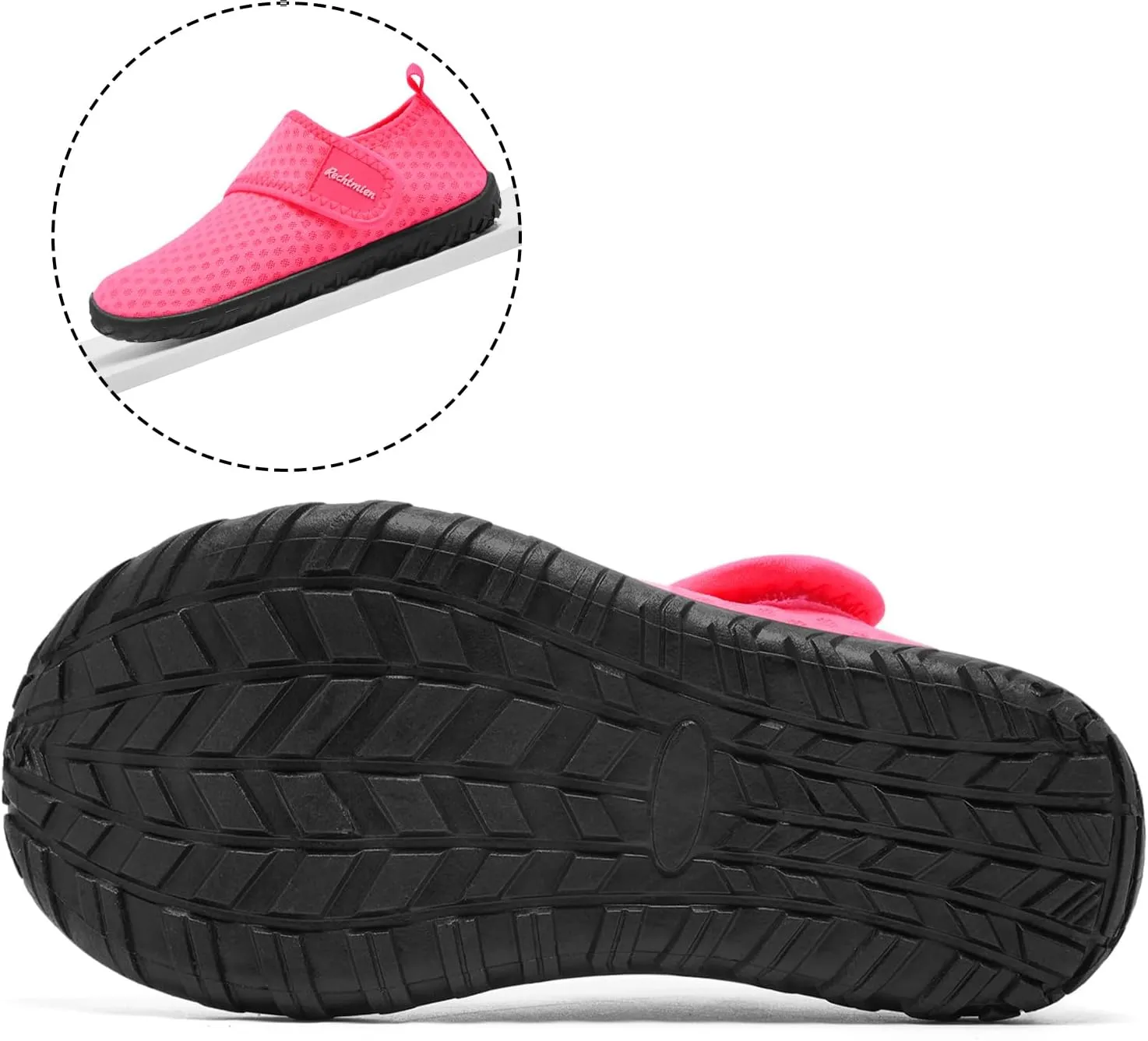 Toddler Boys' Girls' Water Shoes: Quick Dry, Non-Slip, Aqua Shoes - Blue, Medium