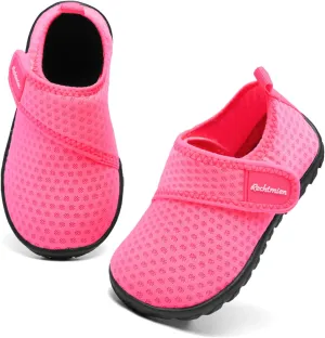 Toddler Boys' Girls' Water Shoes: Quick Dry, Non-Slip, Aqua Shoes - Blue, Medium