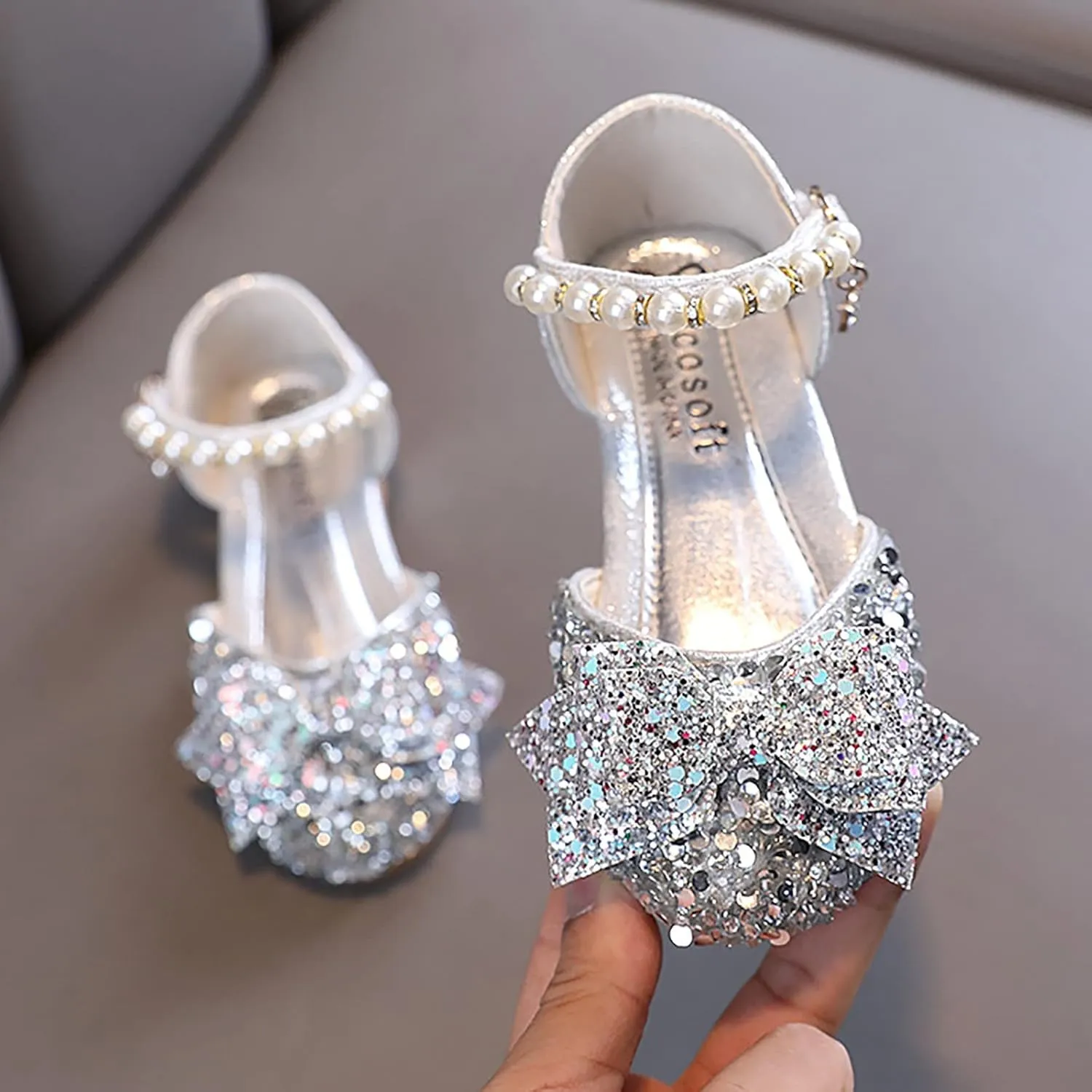 Toddler Pool Shoes Toddler Baby Casual Princess Dress Shoes Comfortable Flat Outdoor Girl Big Girls Ballet Slippers