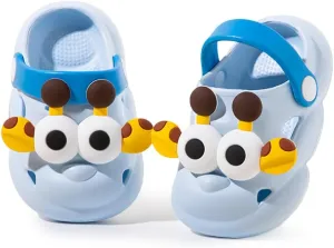 Toddler Sandals Baby Boys Girls Slip On Shoes Summer Breathable Quick-Dry Lightweight Slides Sandals Infant Outdoor Non-Slip Walking Shoes