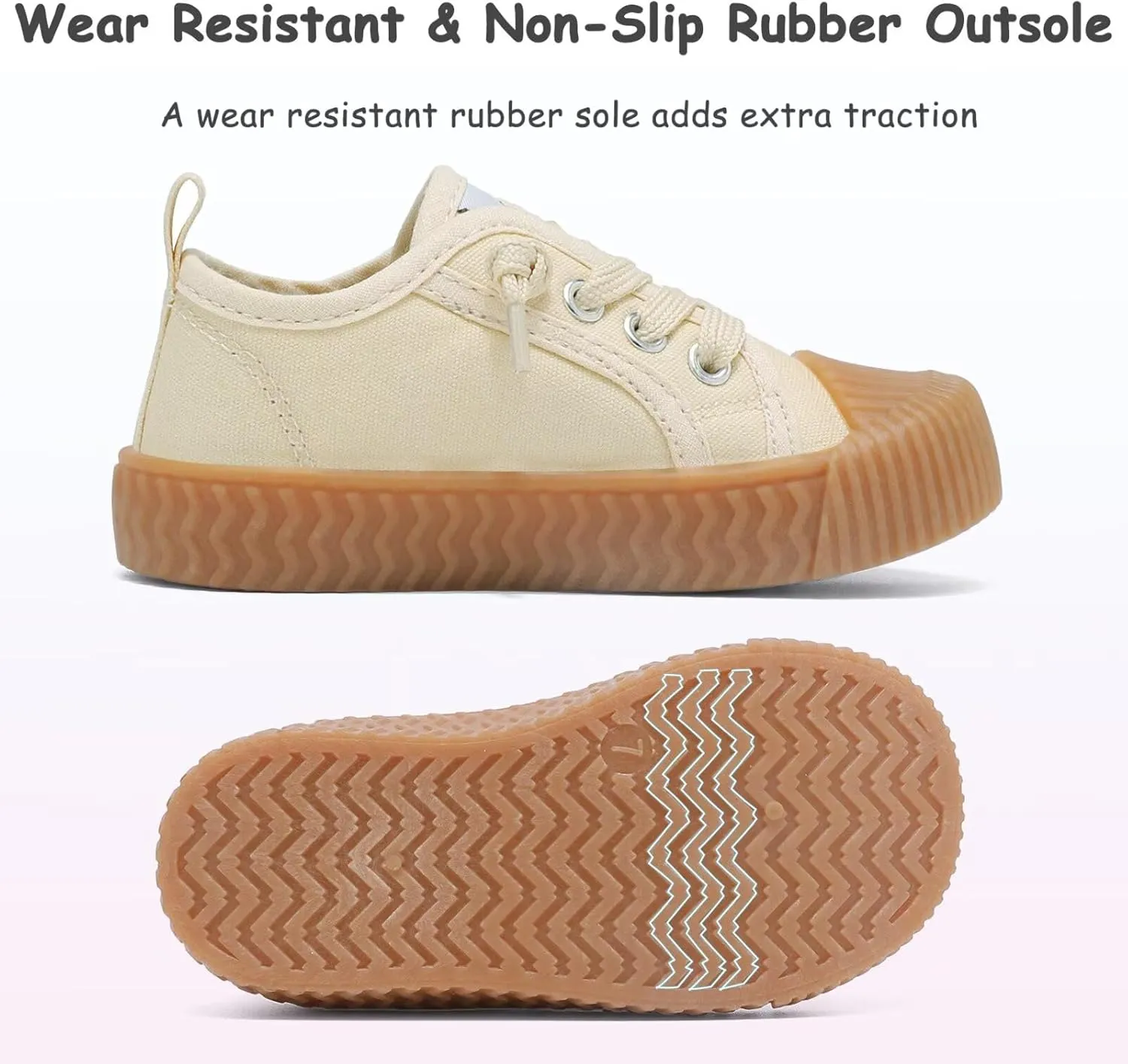 Toddler Shoes Boys Girls Slip On Canvas Sneakers