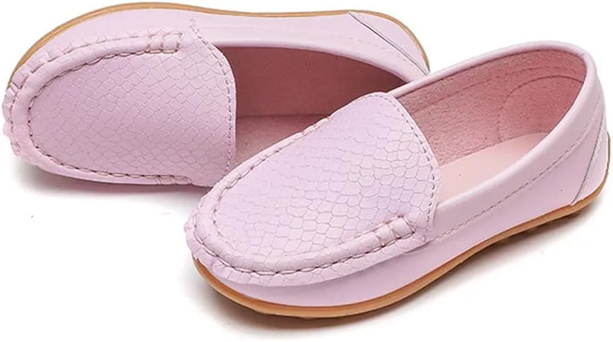 Toddler Slip-on Shoes Boys Loafers Candy Colors Girls Moccasins