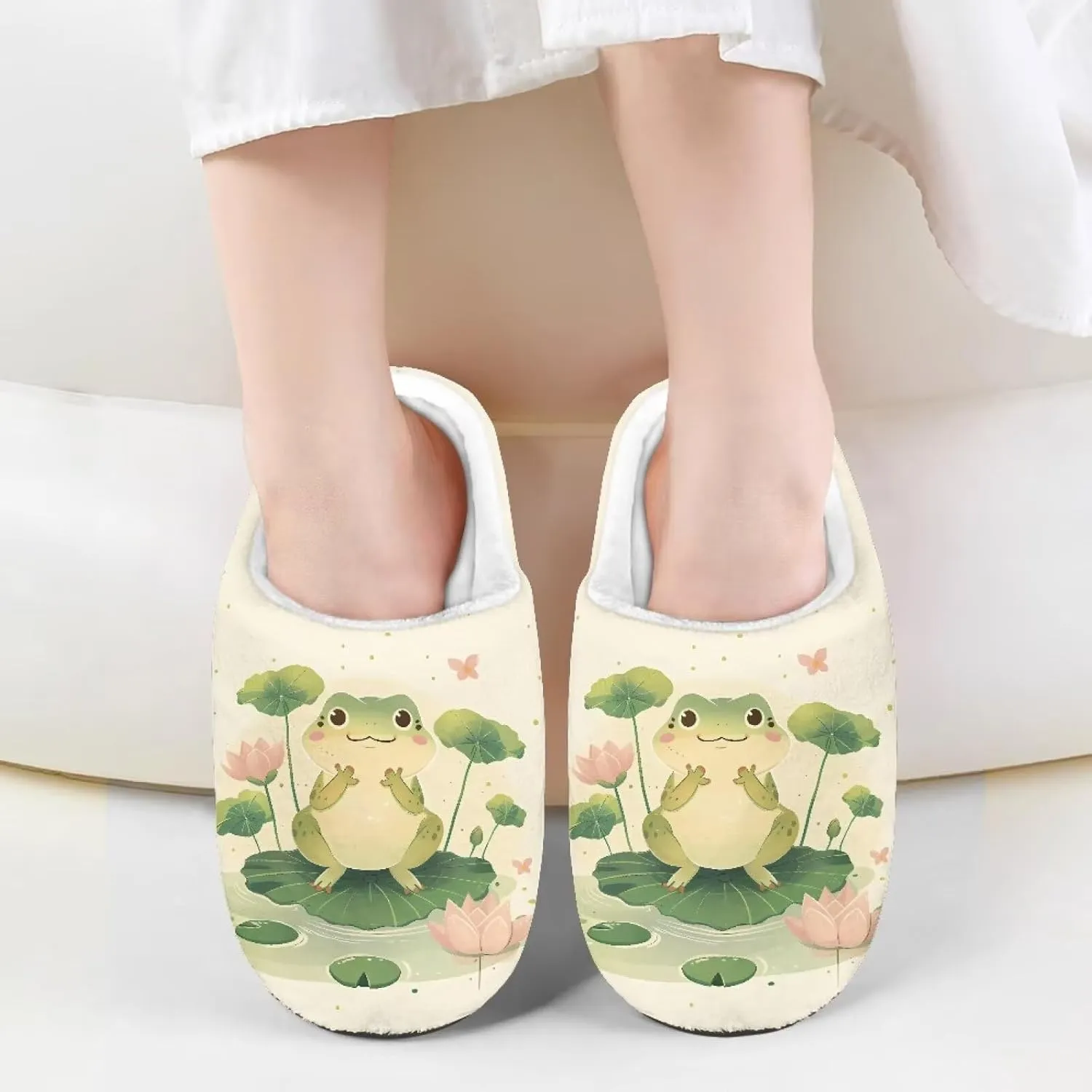 Toddler Slippers Kawaii Non-slip Kids Slippers Cute House Slippers for Kids Cozy House Slippers