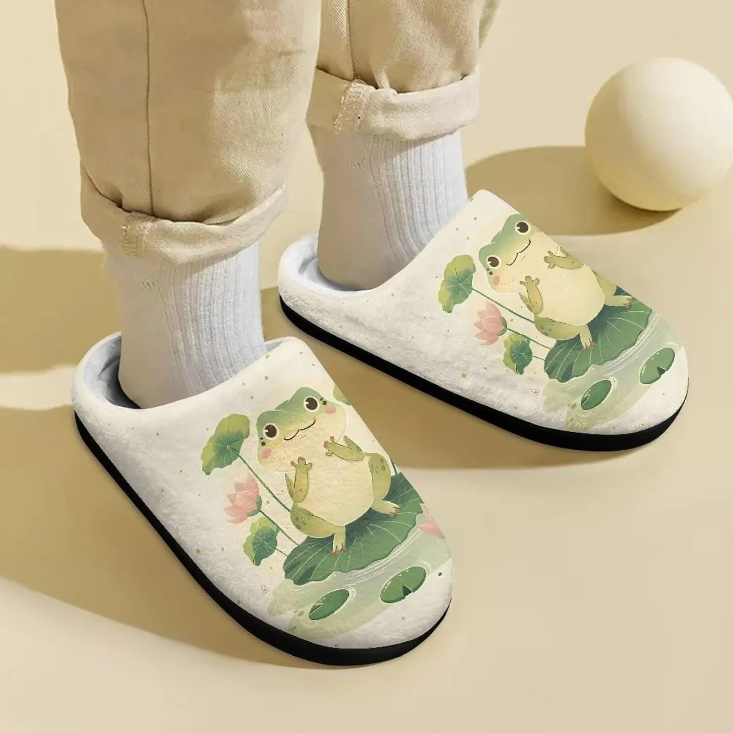 Toddler Slippers Kawaii Non-slip Kids Slippers Cute House Slippers for Kids Cozy House Slippers