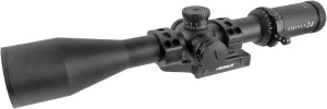 TruGlo Eminus Tactical Hunting Shooting Durable Waterproof Fogproof Shock Resistant 30mm One-Piece Aluminum Tube Illuminated TacPlex-MOA Reticle Riflescope Flip-Up Lens Cap Included