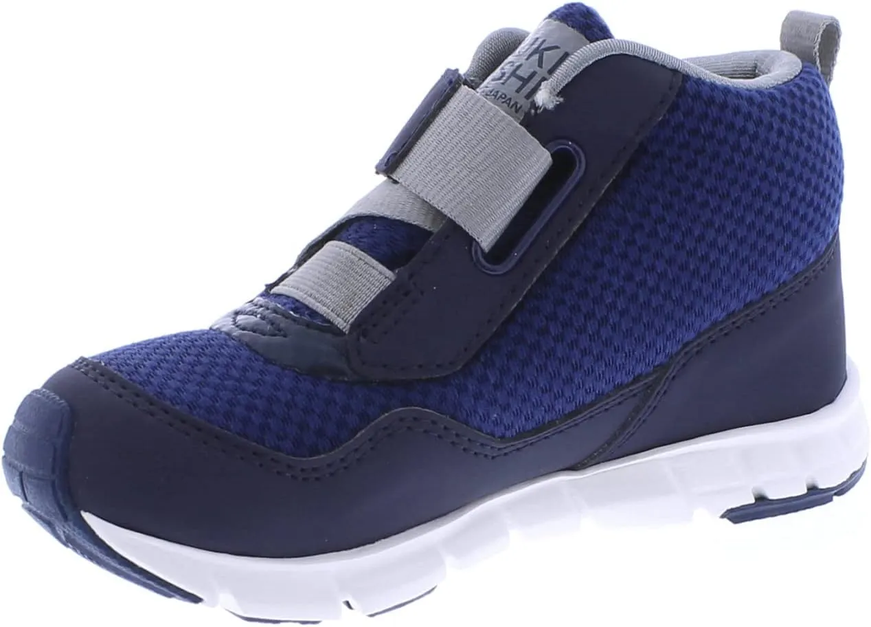 TSUKIHOSHI 7510 Tokyo Waterproof Strap-Closure Machine-Washable Child Sneaker Shoe with Wide Toe Box and Slip-Resistant, Non-Marking Outsole - for Toddlers and Little Kids, Ages 1-8
