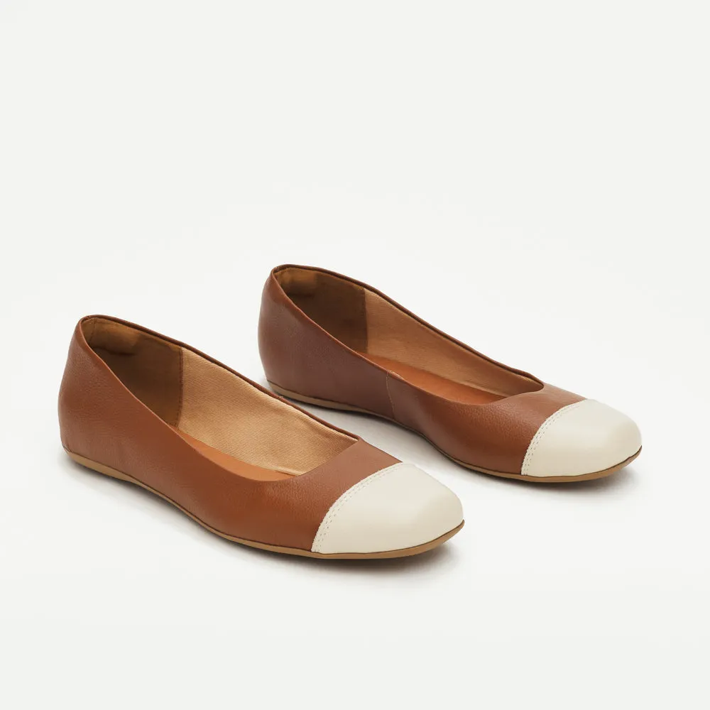 Two Tone Ballet Flats
