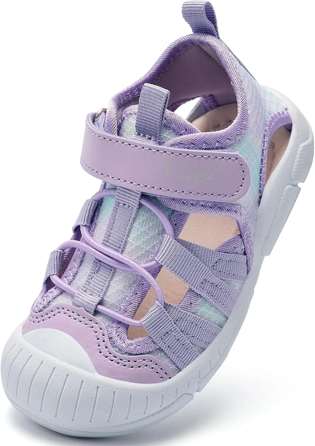 TZJS Boys Girls Water Shoes Kids Lightweight Beach Sport Sandals Breathable Quick Dry Swimming Sandals for Toddler