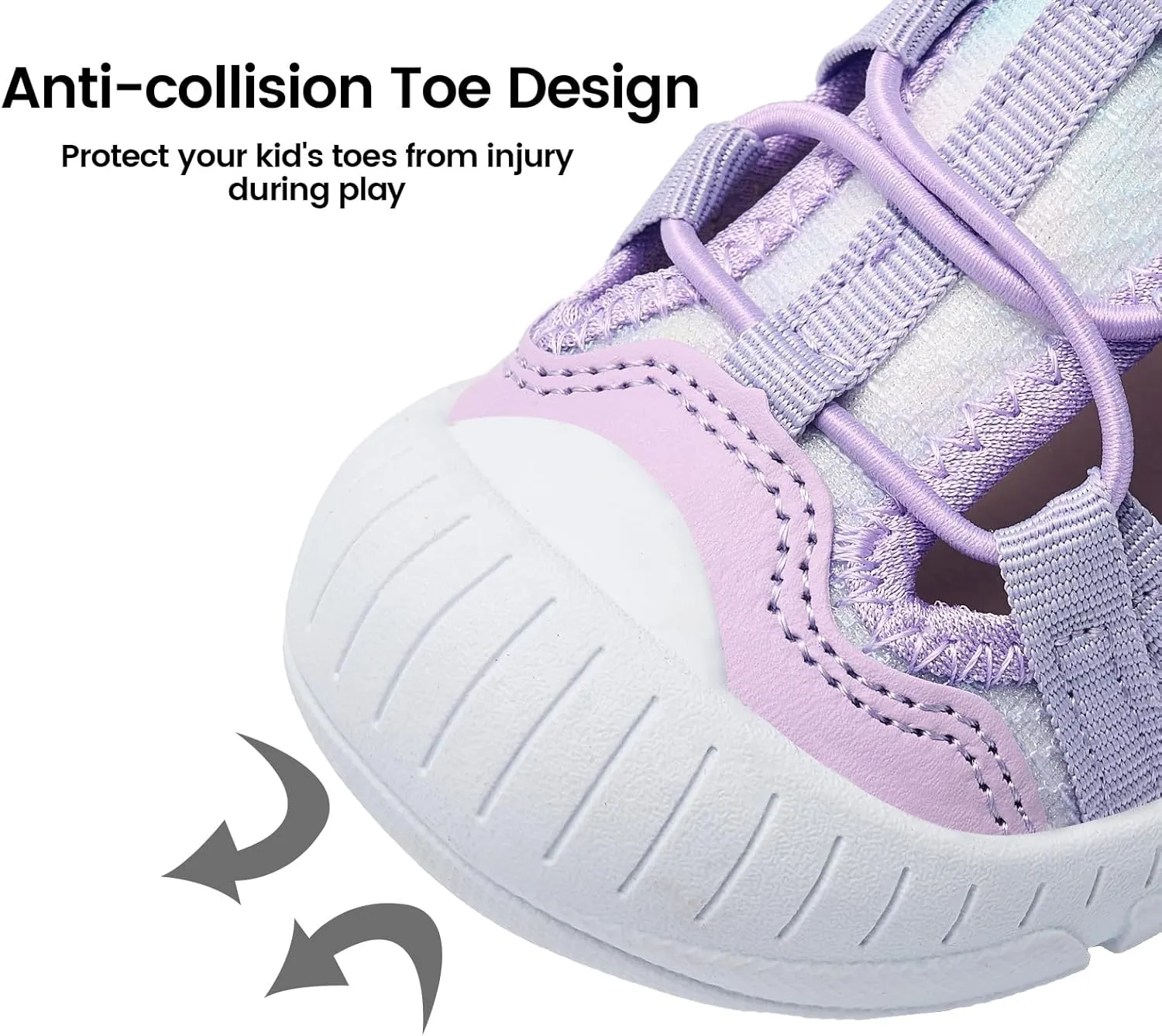TZJS Boys Girls Water Shoes Kids Lightweight Beach Sport Sandals Breathable Quick Dry Swimming Sandals for Toddler