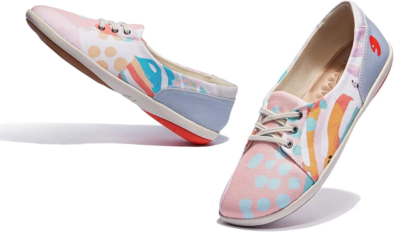 UIN Women's Ballet Flats Slip On Round Toe Casual Lightweight Comfortable Travel Shoes Illites Ⅱ