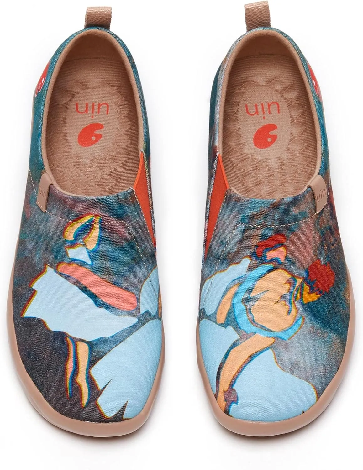 UIN x National Gallery Collaboration Slip On Art Travel Shoes