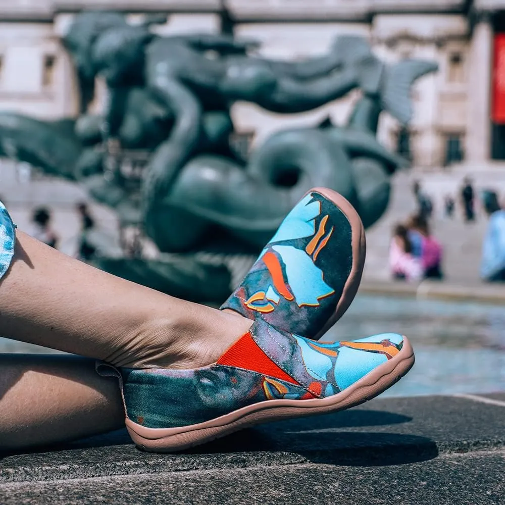 UIN x National Gallery Collaboration Slip On Art Travel Shoes