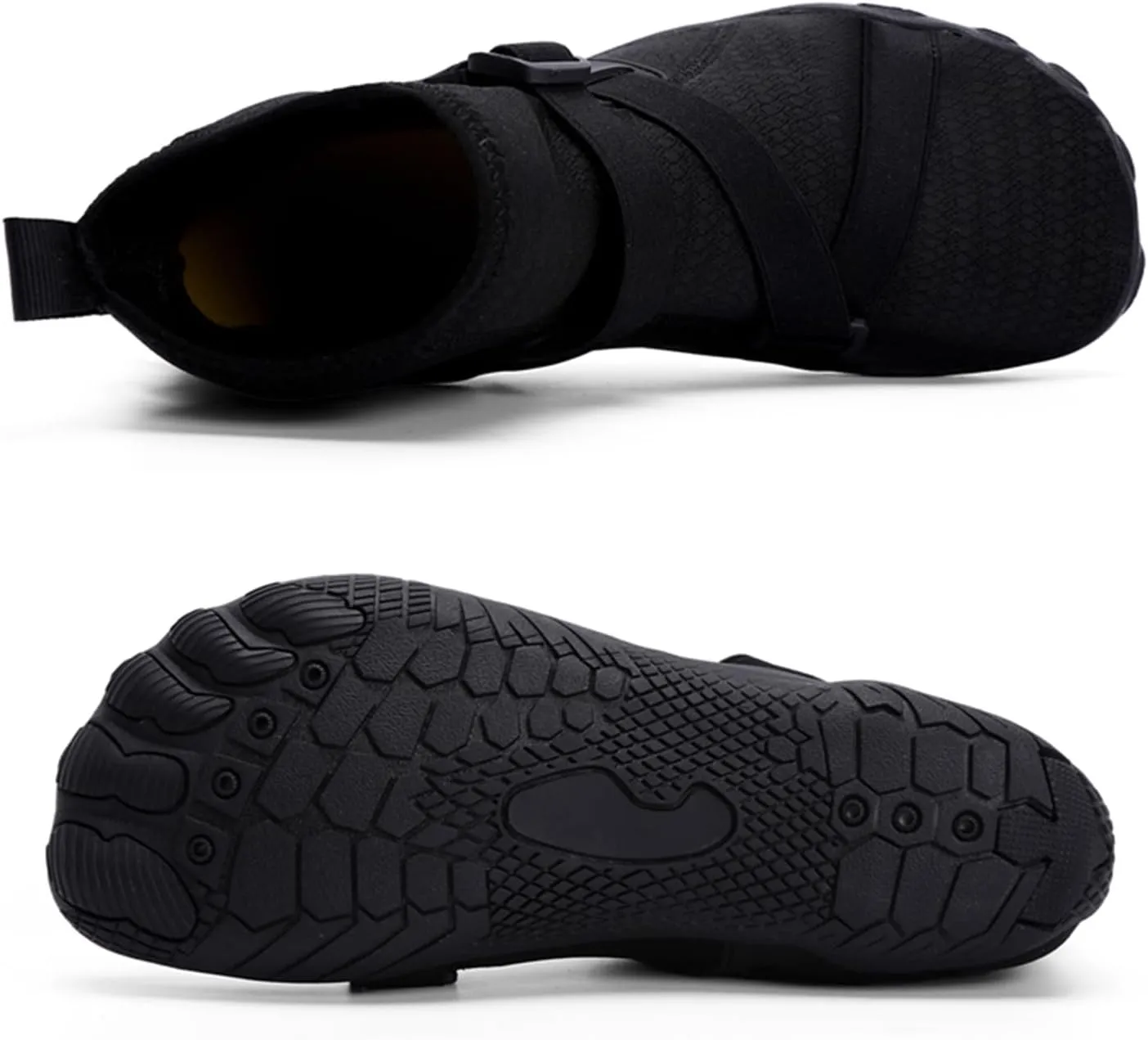 UMANPOO Men Water Shoes Women Barefoot Slip on Sneaker Swim Aqua Beach Running Walking Hiking Cycling Non Slip High Top