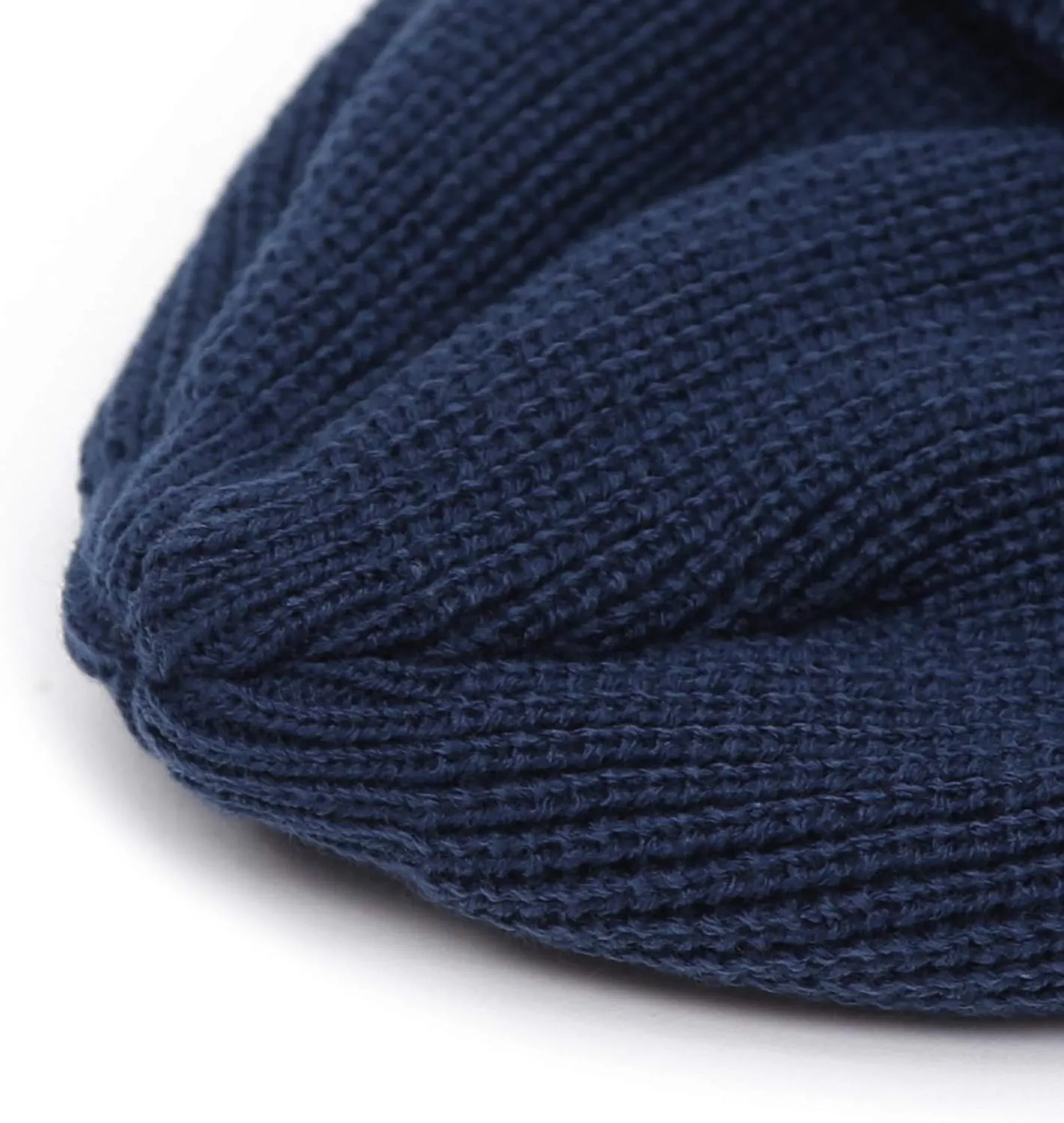 UNDERCONTROL Logo Label Patch Unisex Fall Winter Short Thick Cuffed Rollup Warm Beanie Korea Trawler Fisherman Knit Skull Hat
