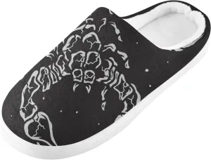 Unisex Memory Foam Slippers Non-Skid Slip-on Soft Warm Sole Fleece Shoes 6-17