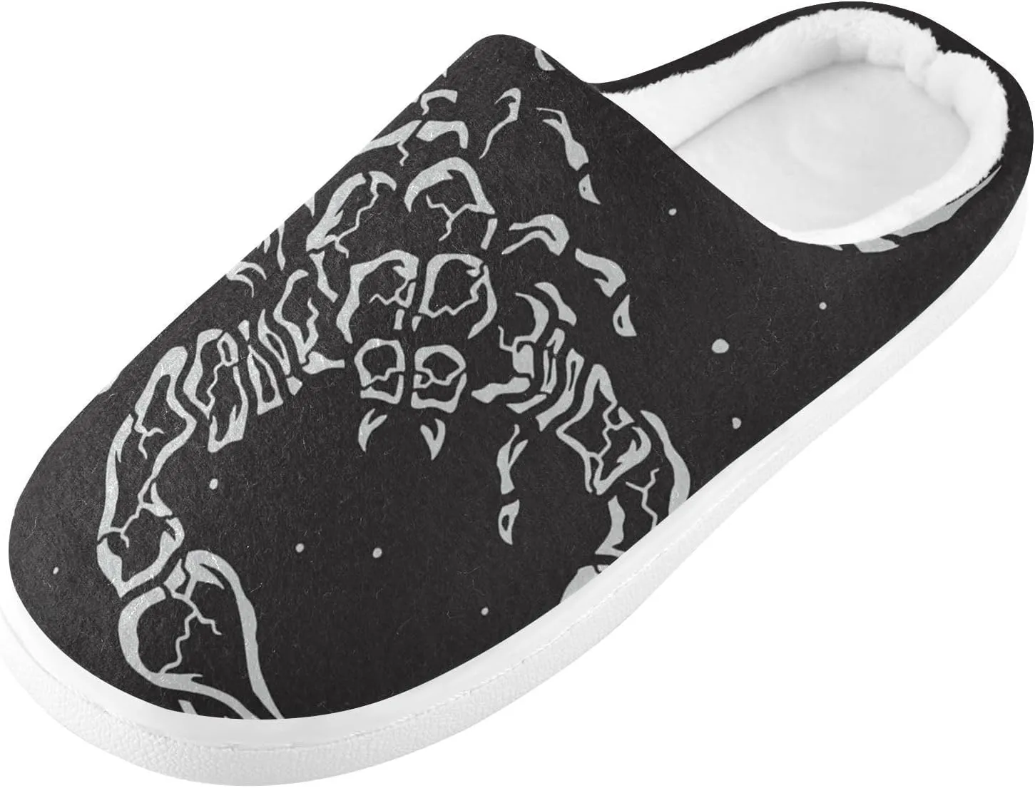 Unisex Memory Foam Slippers Non-Skid Slip-on Soft Warm Sole Fleece Shoes 6-17