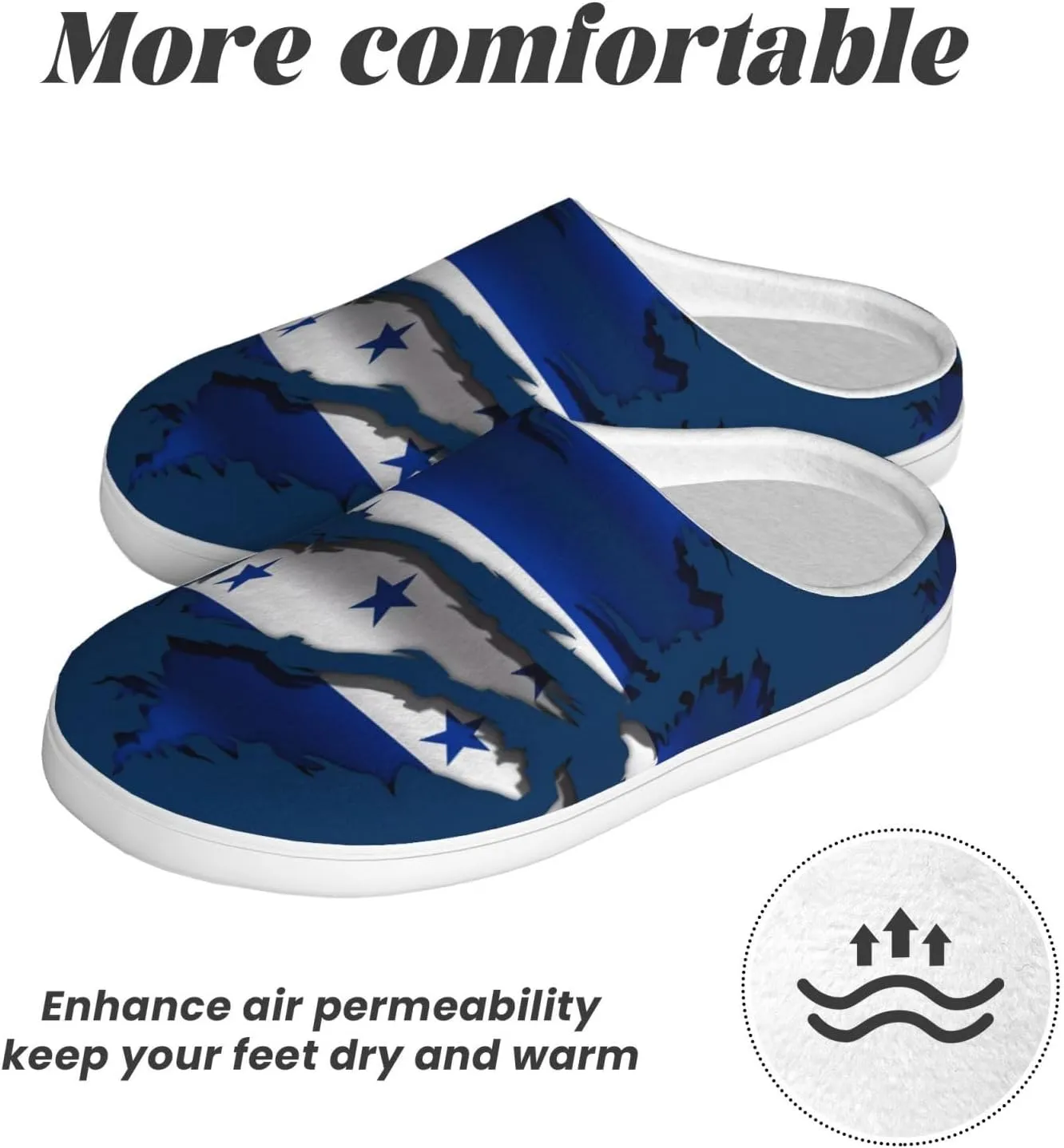 Unisex Slippers Winter Warm Non-Slip Fluffy Slippers Slip-On Plush Slippers House Slippers For Women Men Shoes Gifts