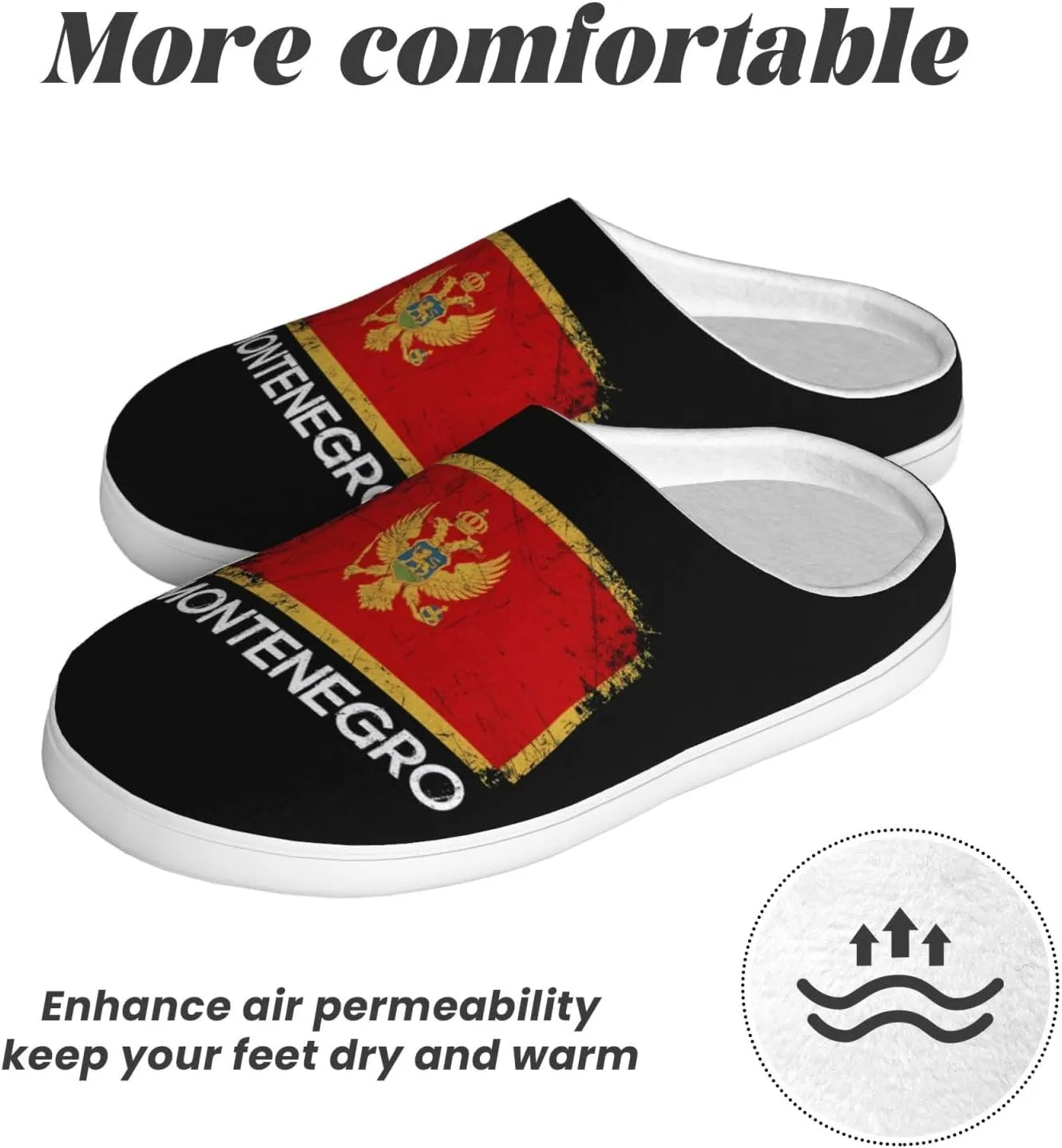 Unisex Slippers Winter Warm Non-Slip Fluffy Slippers Slip-On Plush Slippers House Slippers For Women Men Shoes Gifts