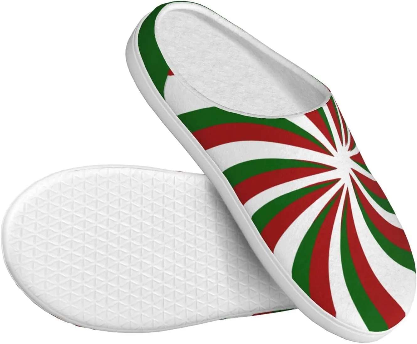 Unisex Warm Slippers Non-Slip Winter Fluffy Slippers Slip-On Plush Slippers Bedroom Slippers House Shoes For Men Women