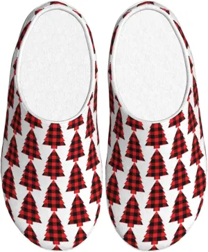 Unisex Warm Slippers Non-Slip Winter Fluffy Slippers Slip-On Plush Slippers Bedroom Slippers House Shoes For Men Women