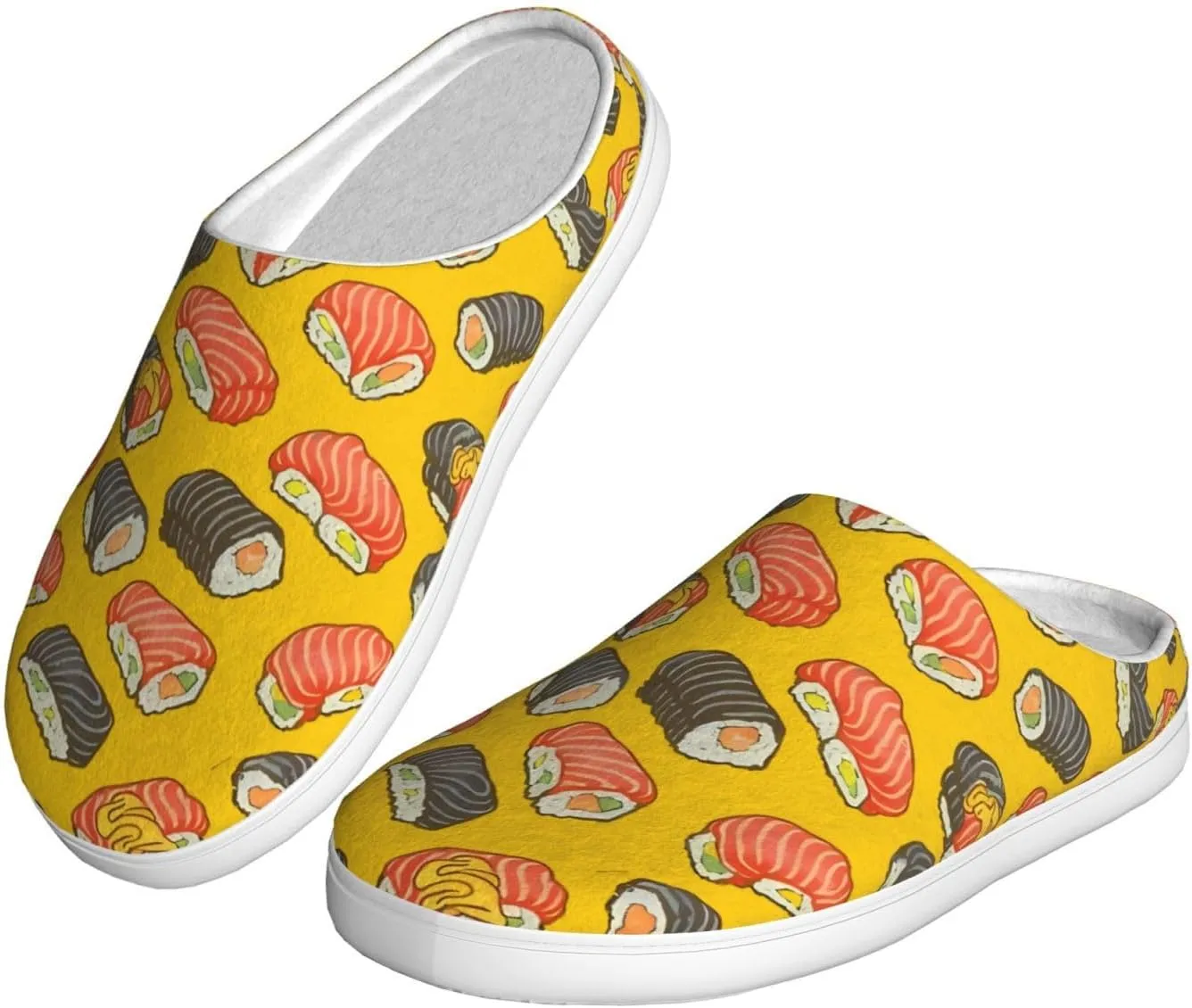 Unisex Warm Slippers Non-Slip Winter Fluffy Slippers Slip-On Plush Slippers Bedroom Slippers House Shoes For Men Women