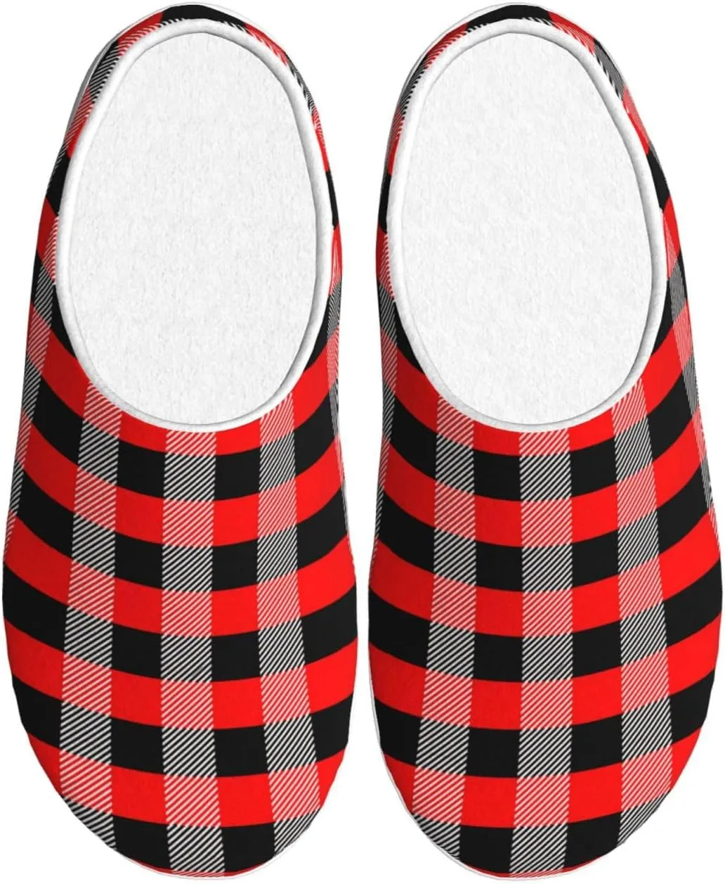 Unisex Warm Slippers Non-Slip Winter Fluffy Slippers Slip-On Plush Slippers Bedroom Slippers House Shoes For Men Women