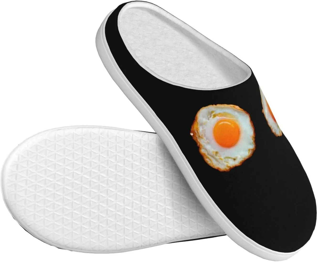 Unisex Warm Slippers Non-Slip Winter Fluffy Slippers Slip-On Plush Slippers Bedroom Slippers House Shoes For Men Women