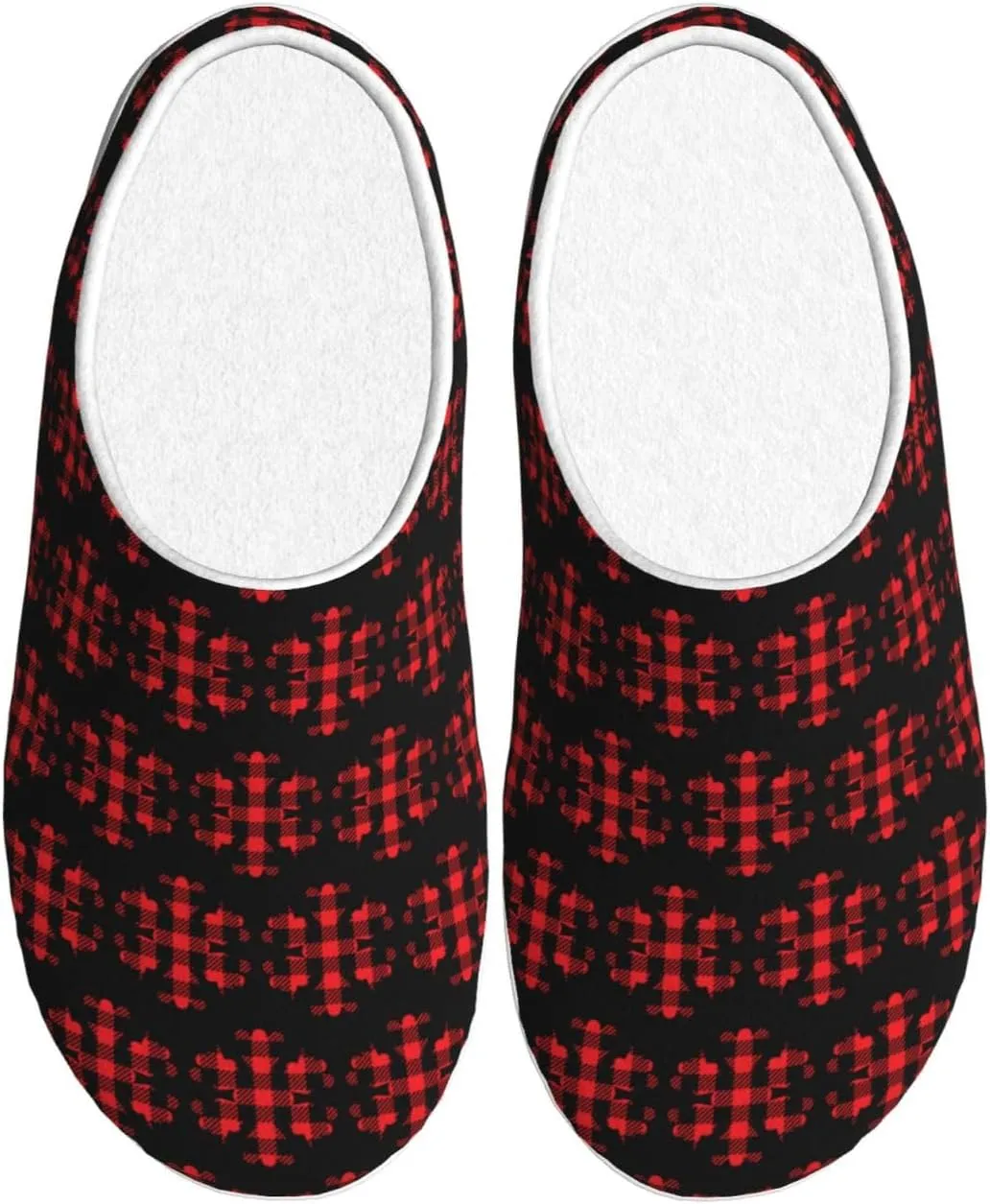 Unisex Warm Slippers Non-Slip Winter Fluffy Slippers Slip-On Plush Slippers Bedroom Slippers House Shoes For Men Women