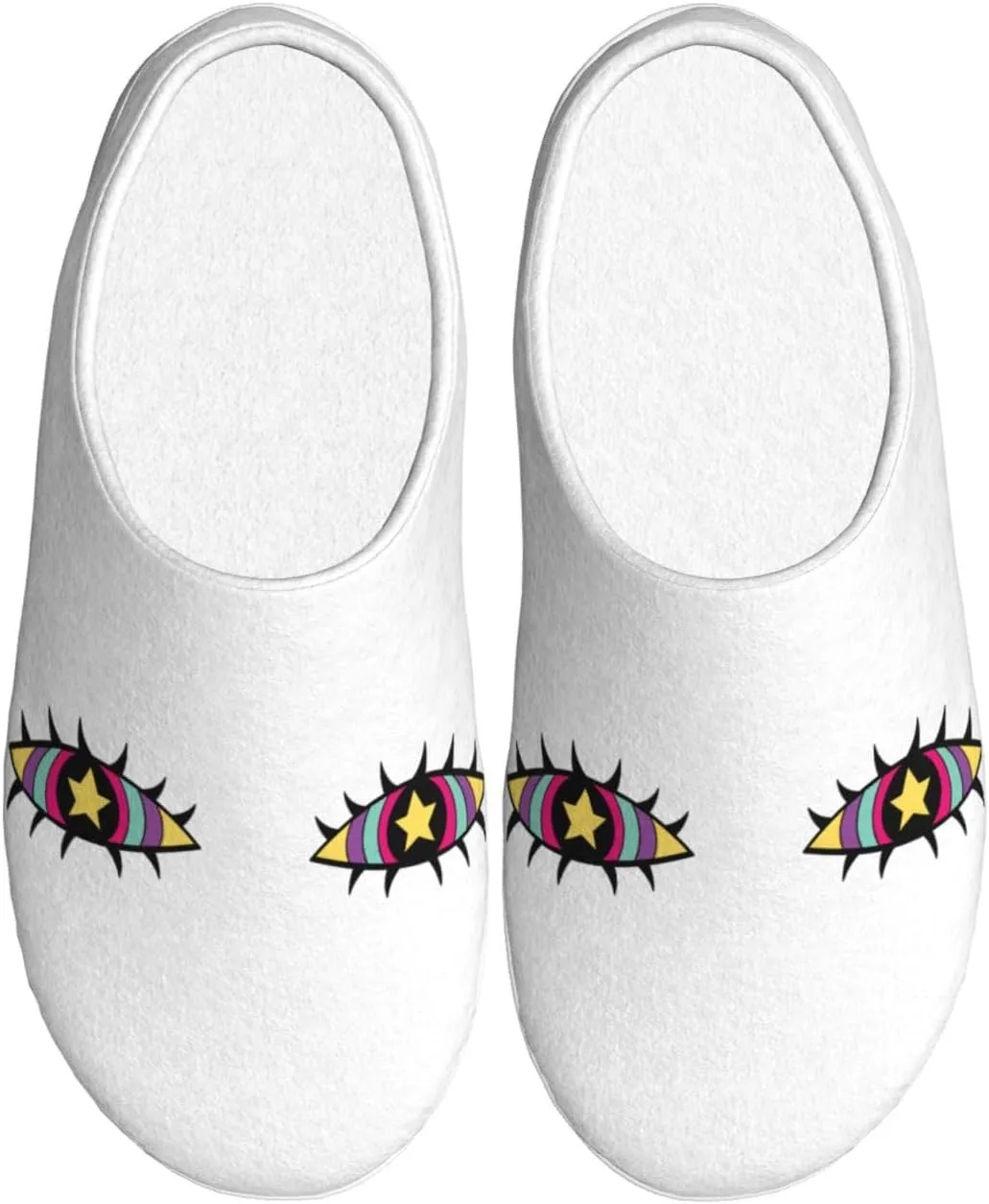 Unisex Warm Slippers Non-Slip Winter Fluffy Slippers Slip-On Plush Slippers Bedroom Slippers House Shoes For Men Women
