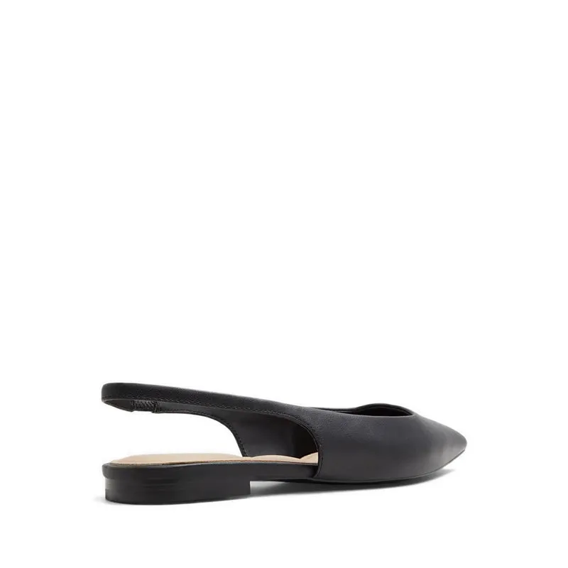 Valegyn Women Sling Back Ballerina Flats - Black