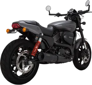 Vance and Hines Exhaust for Harley Davidson Street 2015-2020, Black High Output Muffler 47943