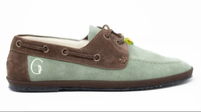 Venetian Essence in light green By Gondolina Shoes