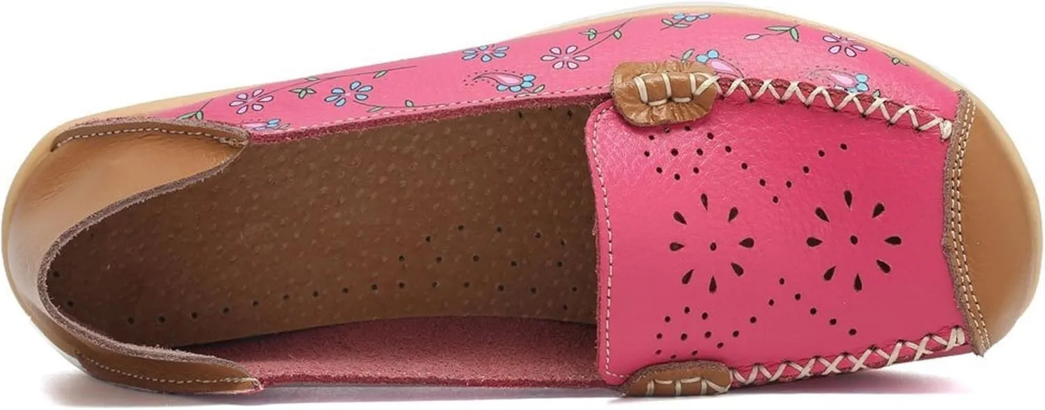 VenusCelia Women's Comfort Walking Boat Shoe