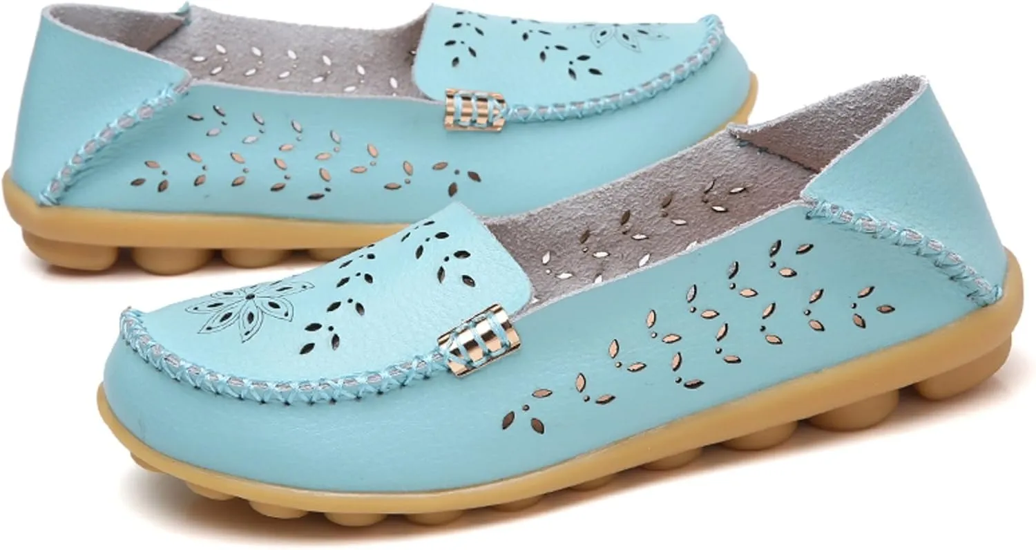 VenusCelia Women's Comfort Walking Boat Shoe
