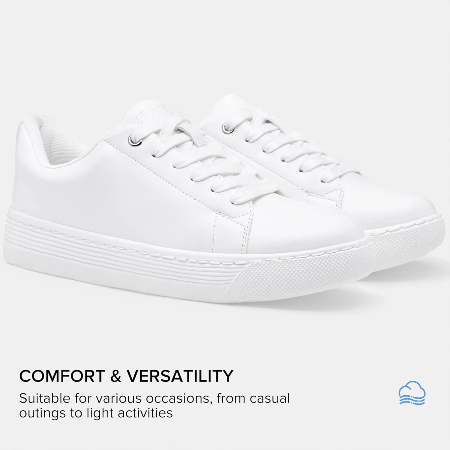 Vepose White Sneakers 8013 Casual Fashion Comfortable Classic Shoes for Walking