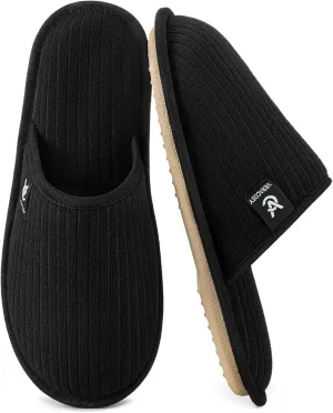 VeraCosy Women's Comfy Scuff Slippers Soft Terry Cloth Memory Foam Home House Shoes