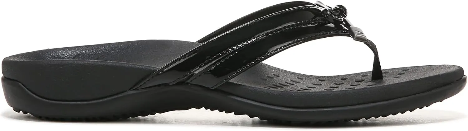 Vionic Women's Rest Bella X Flip Flop-Comfotable Slide On Toe Posts Sandals with Orthotic Insole Arch Support, Medium and Wide Widths, Sizes 5-11, Women's Sandals