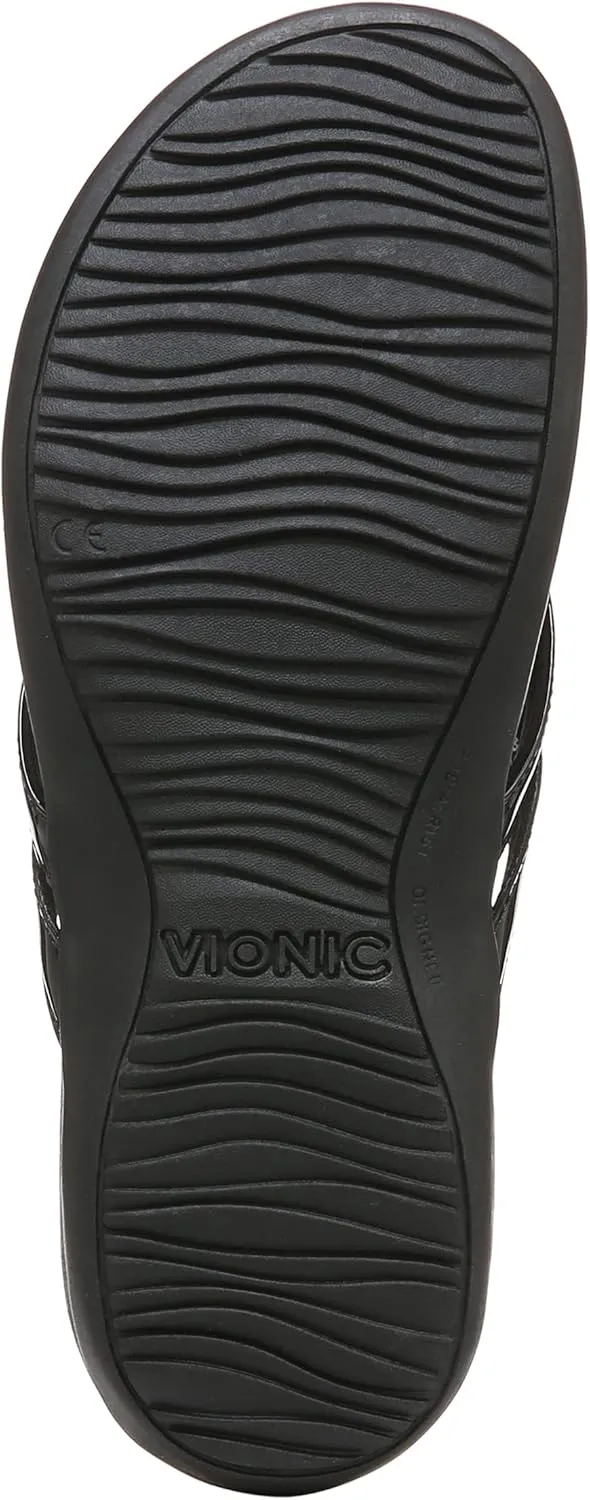 Vionic Women's Rest Bella X Flip Flop-Comfotable Slide On Toe Posts Sandals with Orthotic Insole Arch Support, Medium and Wide Widths, Sizes 5-11, Women's Sandals