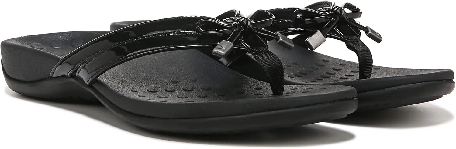 Vionic Women's Rest Bella X Flip Flop-Comfotable Slide On Toe Posts Sandals with Orthotic Insole Arch Support, Medium and Wide Widths, Sizes 5-11, Women's Sandals