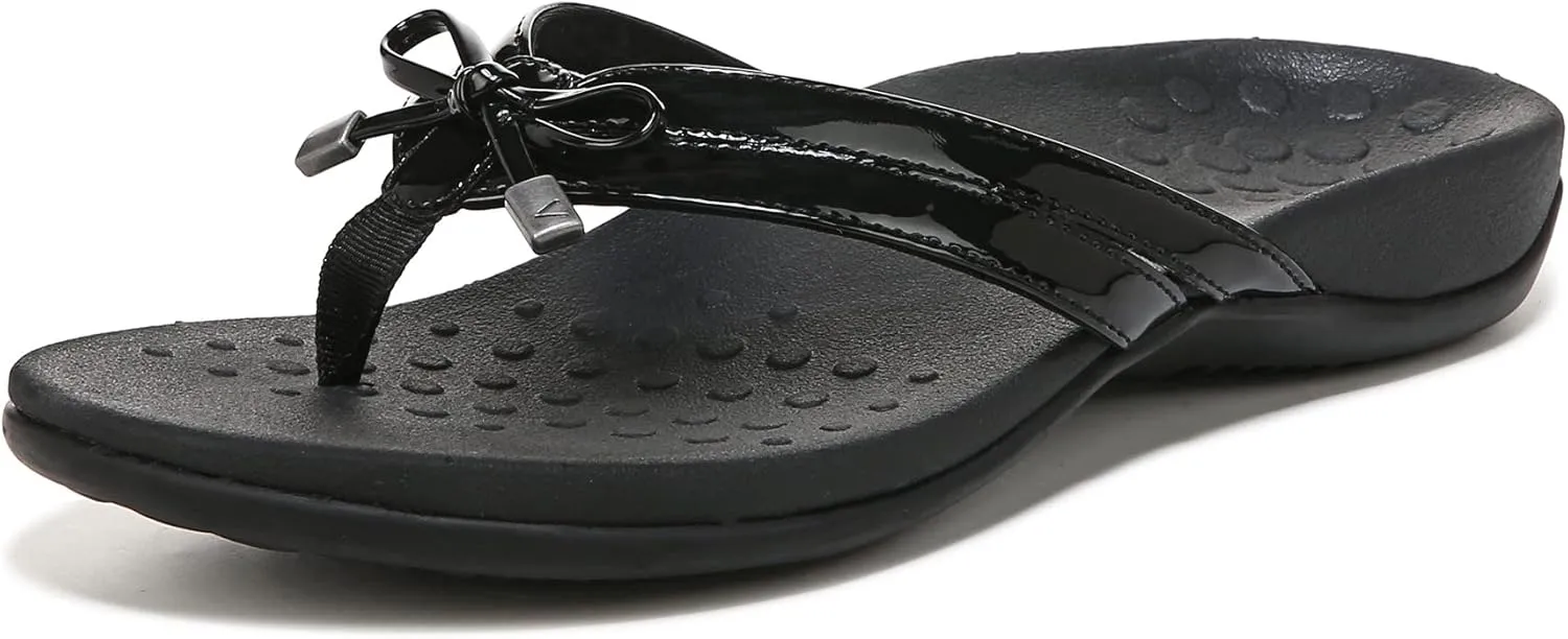 Vionic Women's Rest Bella X Flip Flop-Comfotable Slide On Toe Posts Sandals with Orthotic Insole Arch Support, Medium and Wide Widths, Sizes 5-11, Women's Sandals