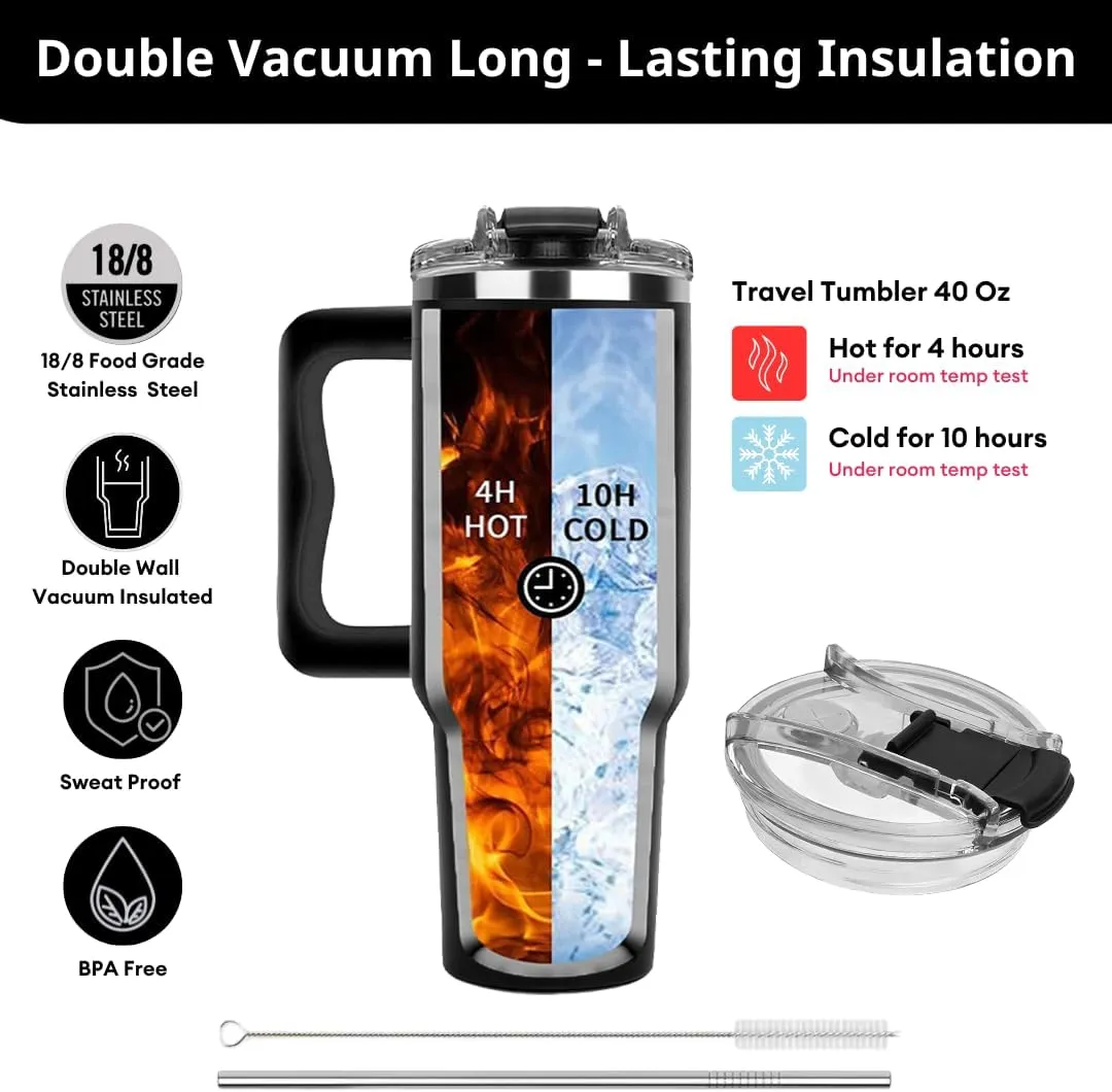 Vivulla68 Father Day Gifts for Husband from Wife, Best Husband Ever Tumbler 40Oz, Hubby Coffee Mug From Wife, Gifts for Husband Wedding Anniversary, Birthday Gift Ideas For Men, Coffee Mugs Hubby