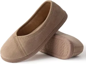 WALKFUN Women's Lightweight Portable House Shoes Slip on Memory Foam Indoor Slippers